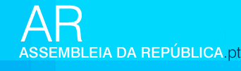 Home page da Assembleia da República