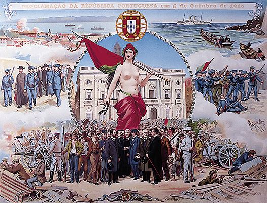 Alegoria à proclamação da República em 5 de Outubro de 1910