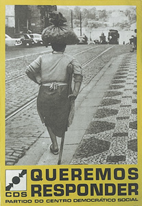Cartaz do CDS da campanha eleitoral de 1975