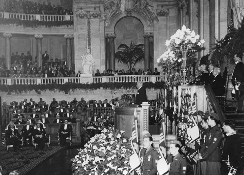 Posse do Presidente da República (General Carmona) perante a Assembleia Nacional em 1942