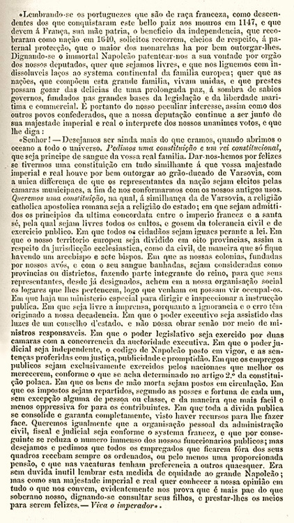Súplica de Constituição de 1808