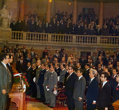Sessão solene do 25 de Abril em 1977