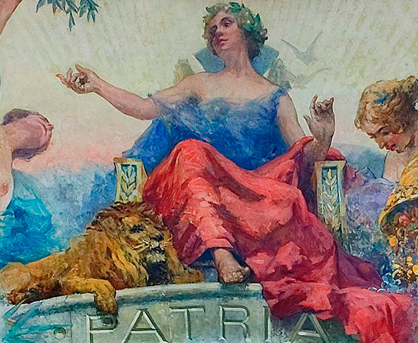 Pintura alusiva à Pátria