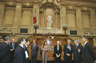 Audiência com o Ministro da Função Pública Italiana, Luigi Mazzella, em 19.10.2004