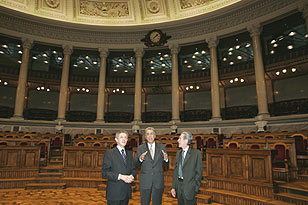 Audiência com o Provedor de Justiça Europeu, Nikiforos Diamandouros, e o Provedor de Justiça Nascimento Rodrigues, em 21.10.2004