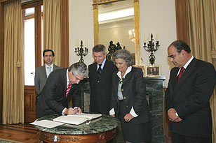 Tomada de Posse dos Membros do Conselho de Fiscalização dos Serviços de Informações da República, em 22.10.2004 