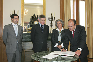 Tomada de Posse dos Membros do Conselho de Fiscalização dos Serviços de Informações da República, em 22.10.2004