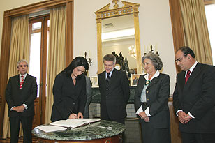 Tomada de Posse dos Membros do Conselho de Fiscalização dos Serviços de Informações da República, em 22.10.2004