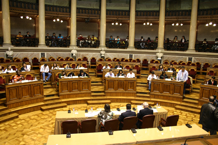 Reuni&atilde;o da 4.&ordf; Comiss&atilde;o, presidida pelos Deputados Jo&atilde;o Rebelo (CDS-PP) e Riberio Crist&oacute;v&atilde;o (PSD), Assembleia da Rep&uacute;blica, em 08.05.2006