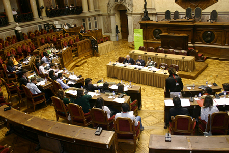 Reuni&atilde;o da 4.&ordf; Comiss&atilde;o, presidida pelos Deputados Jo&atilde;o Rebelo (CDS-PP) e Riberio Crist&oacute;v&atilde;o (PSD), Assembleia da Rep&uacute;blica, em 08.05.2006