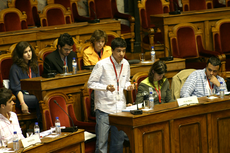 Reuni&atilde;o da 4.&ordf; Comiss&atilde;o, presidida pelos Deputados Jo&atilde;o Rebelo (CDS-PP) e Riberio Crist&oacute;v&atilde;o (PSD), Assembleia da Rep&uacute;blica, em 08.05.2006
