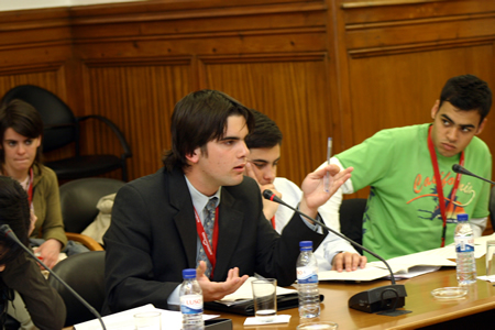 Reuni&atilde;o da 1.&ordf; Comiss&atilde;o, presidida pelas Deputadas Maria J&uacute;lia Car&eacute; (PS) e  Alda Macedo (BE) - Assembleia da Rep&uacute;blica, em 08.05.2006