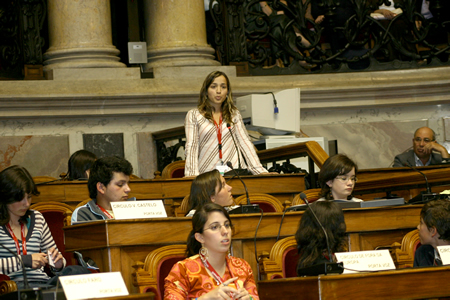 Per&iacute;odo Antes da Ordem do Dia (PAOD): deputados apresentam perguntas, Assembleia da Rep&uacute;blica, em 08.05.2006