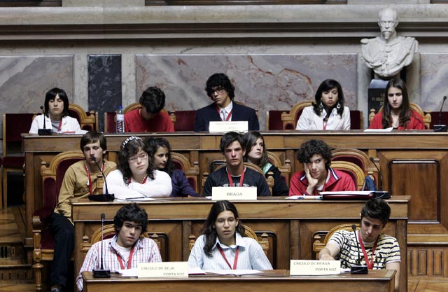Deputados à Sessão dos Parlamento dos Jovens/Básico 