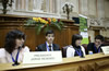 Mesa da Sessão do Parlamento dos Jovens - Plenário