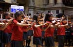 Actuação dos "Paganinus" - Orquestra de Violinos do Conservatório Regional de Setúbal 