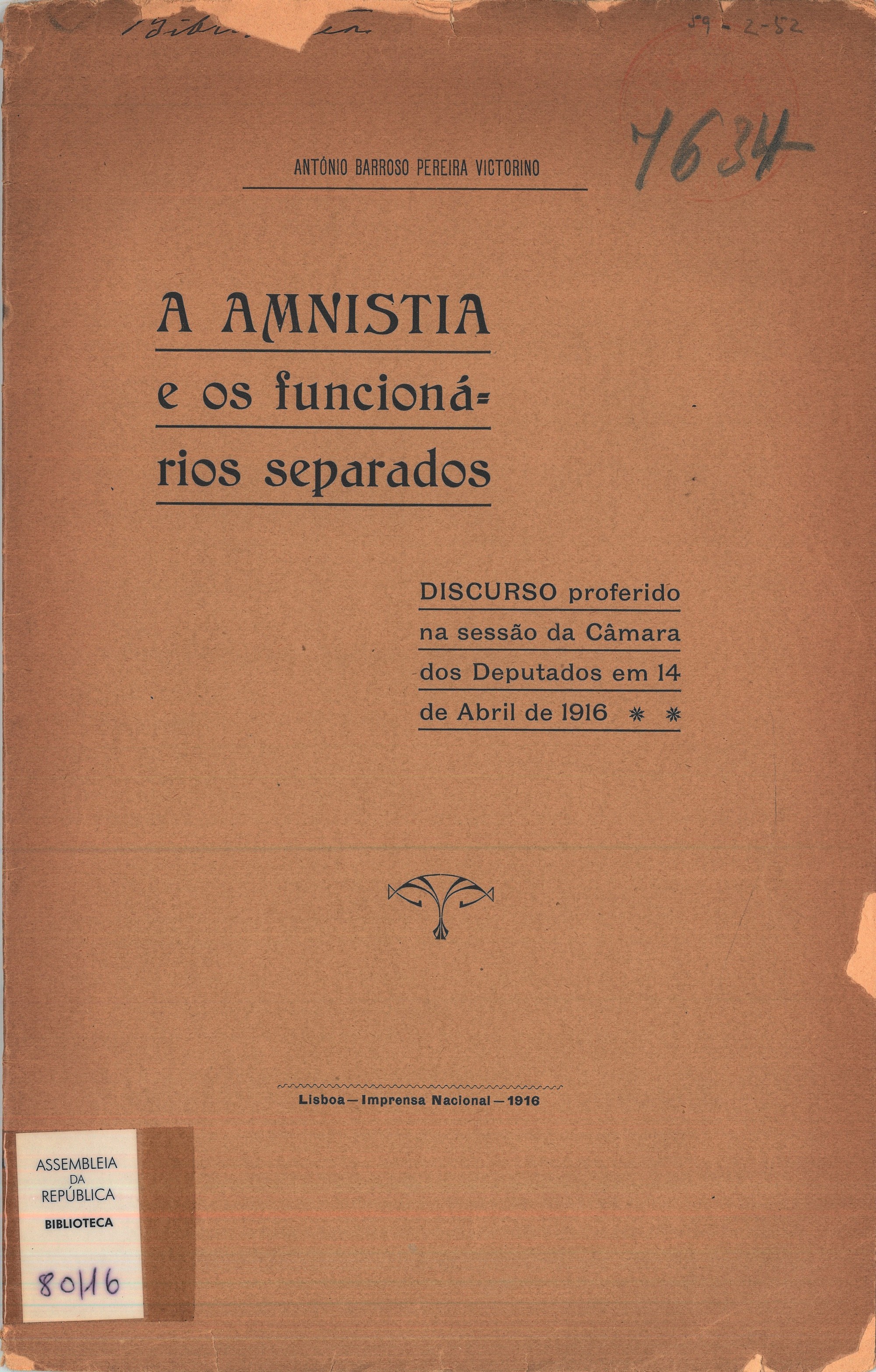 Capa de Livro sobre a amnistia