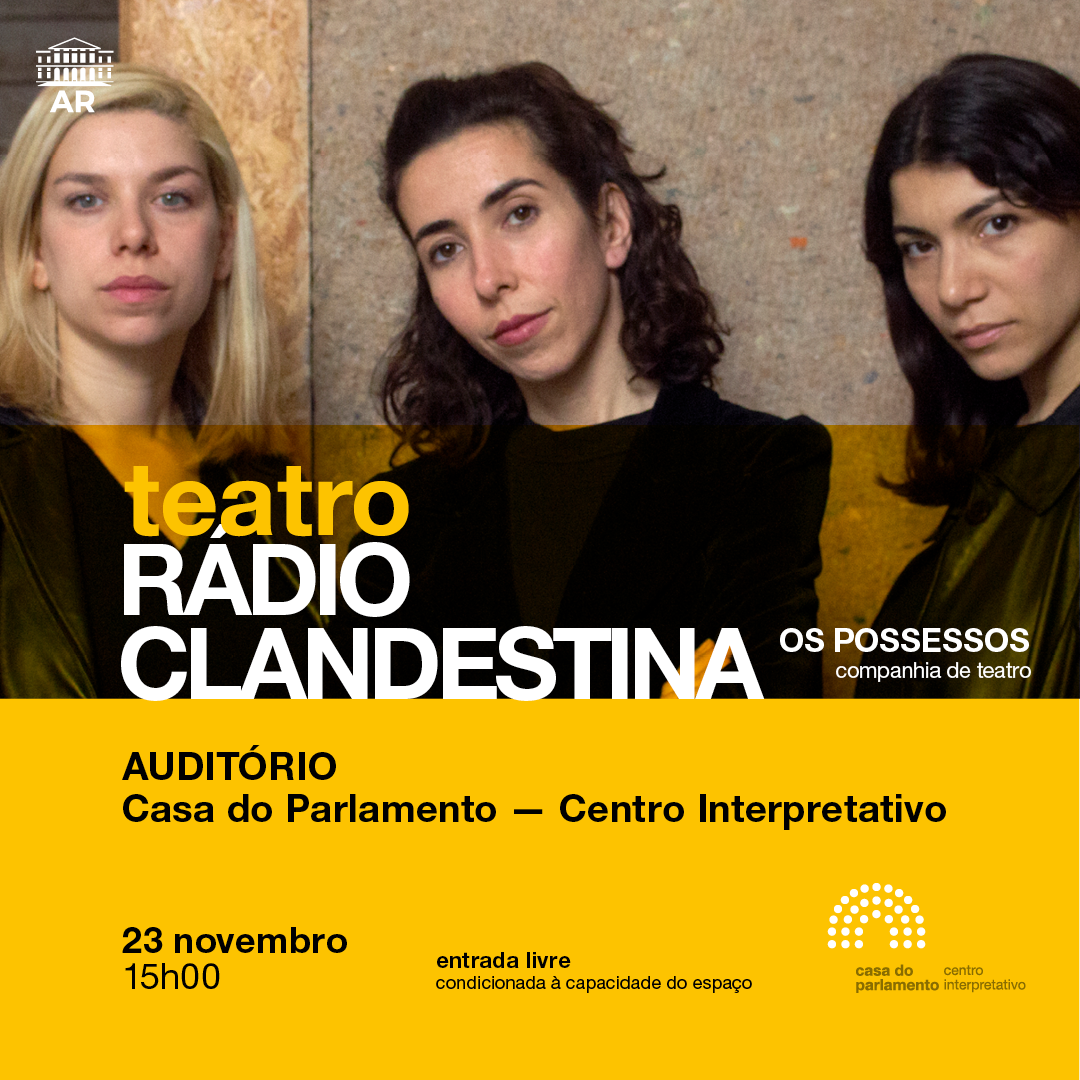 cartaz teatro rádio calandestina          