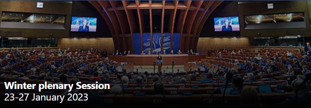 1&#170; Parte da Sess&#227;o Plen&#225;ria da Assembleia Parlamentar do Conselho da Europa (APCE) | 23 a 27 de janeiro de 2023